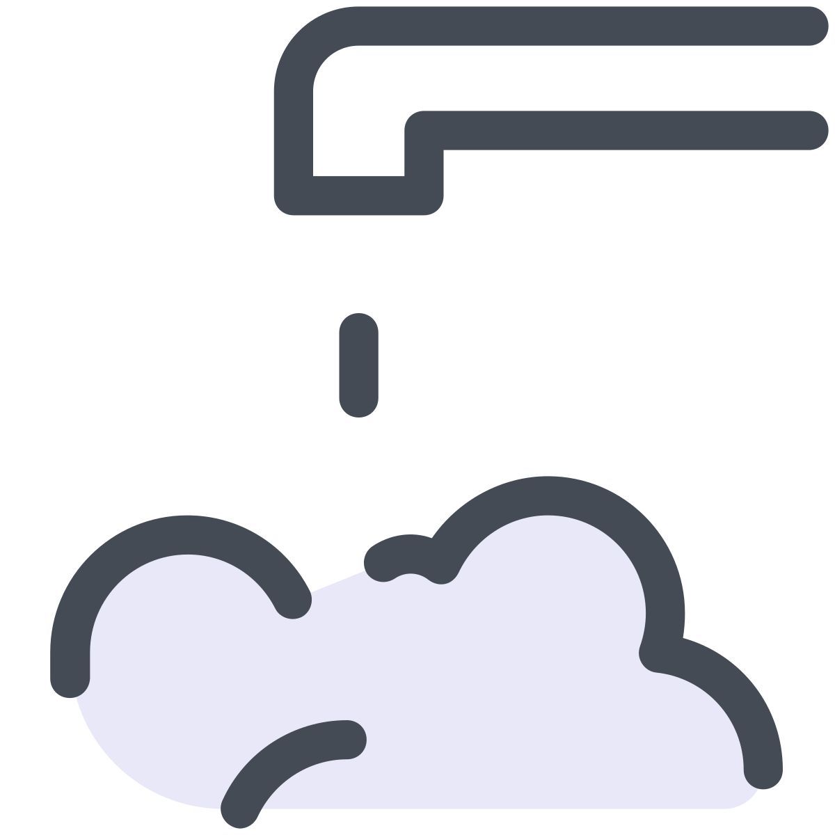 pastel color style 수도꼭지 icon