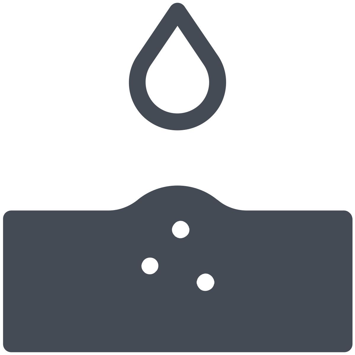 pastel color style bewässerung icon