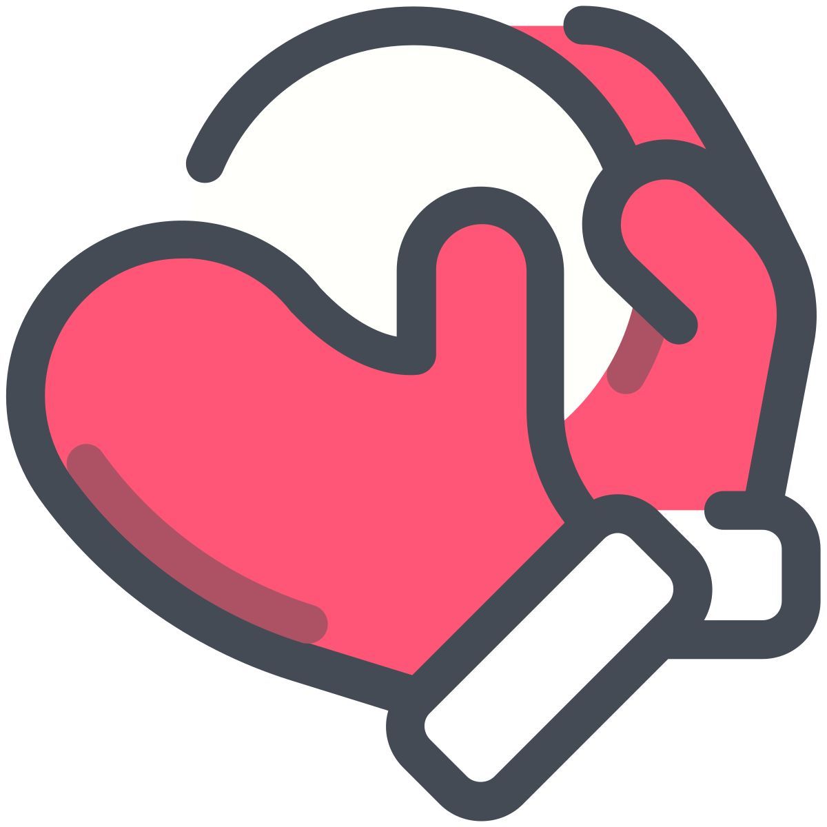 pastel color style 冬季运动会 icon