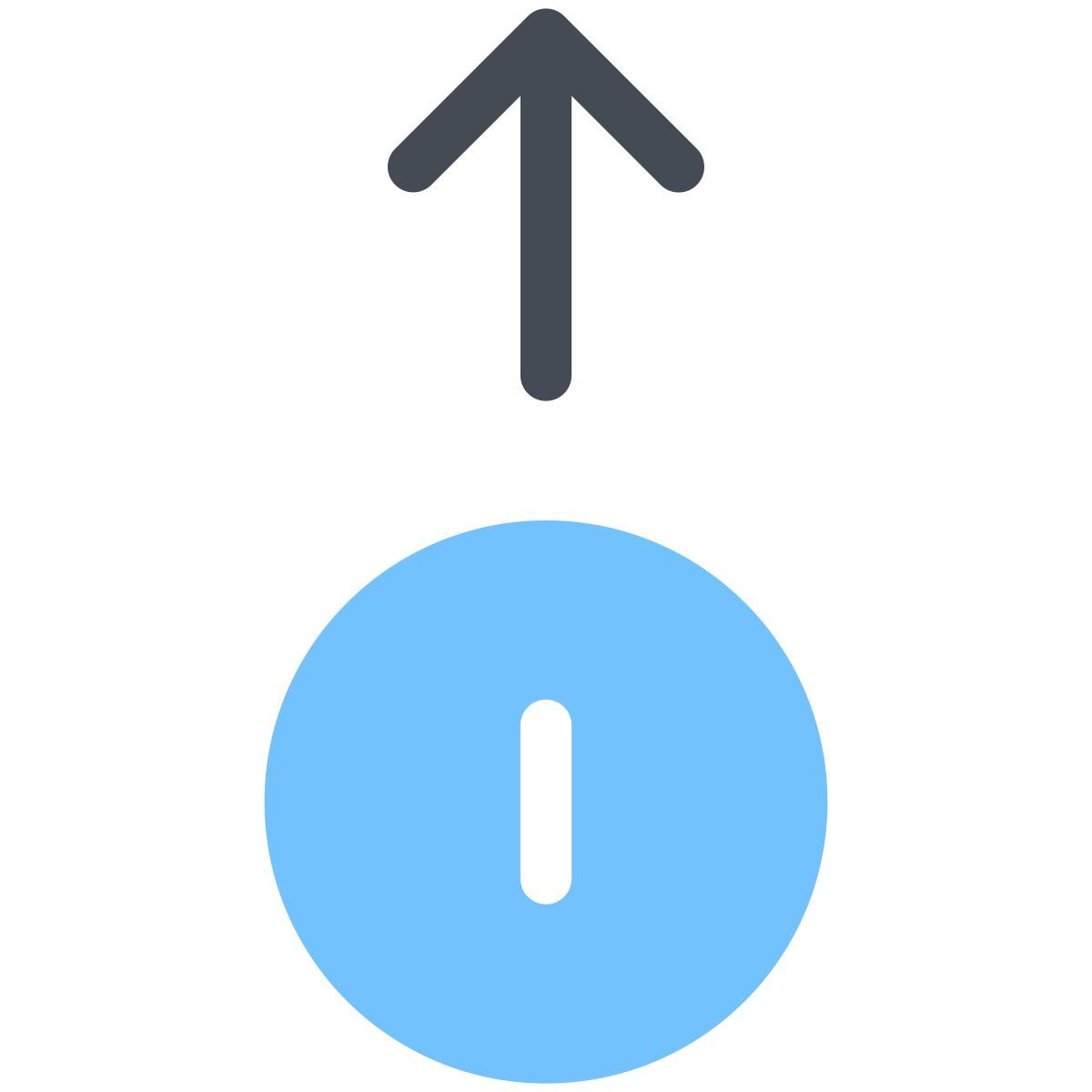 pastel color style retrait icon