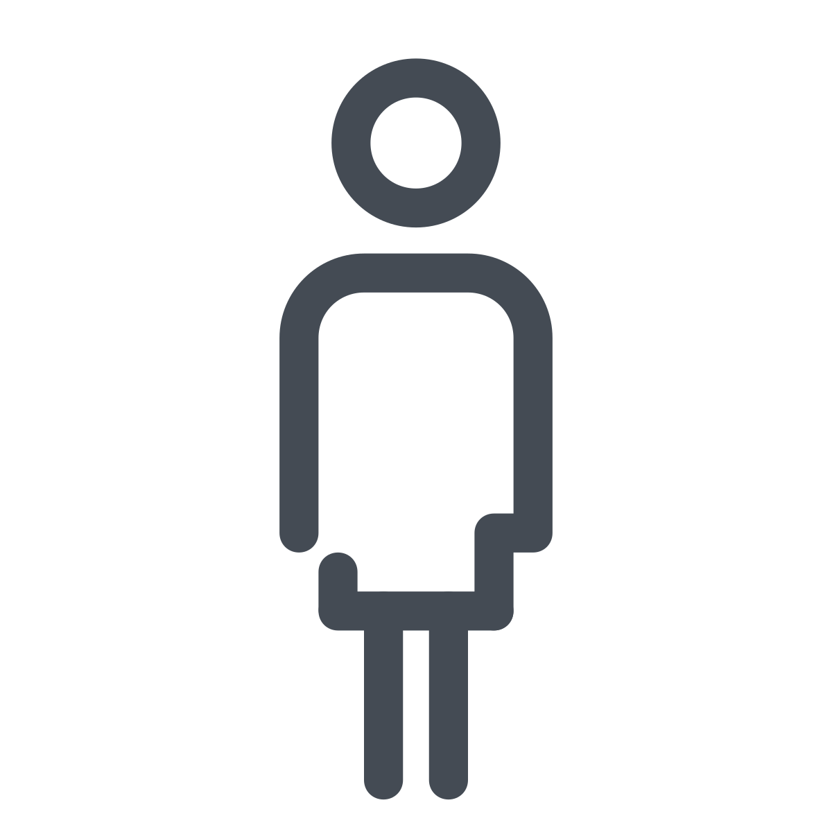 pastel color style women age group 5 icon