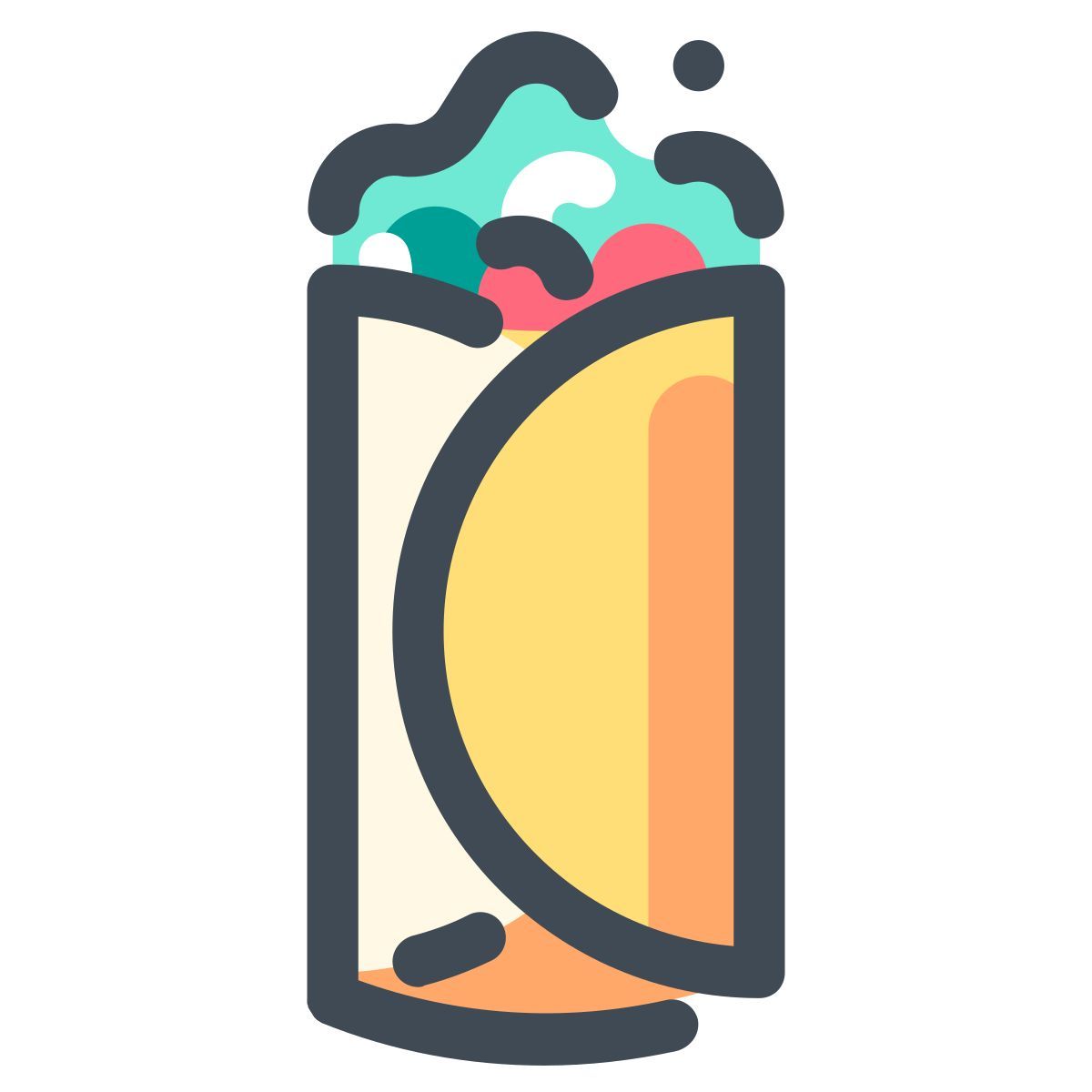 pastel color style 包 icon