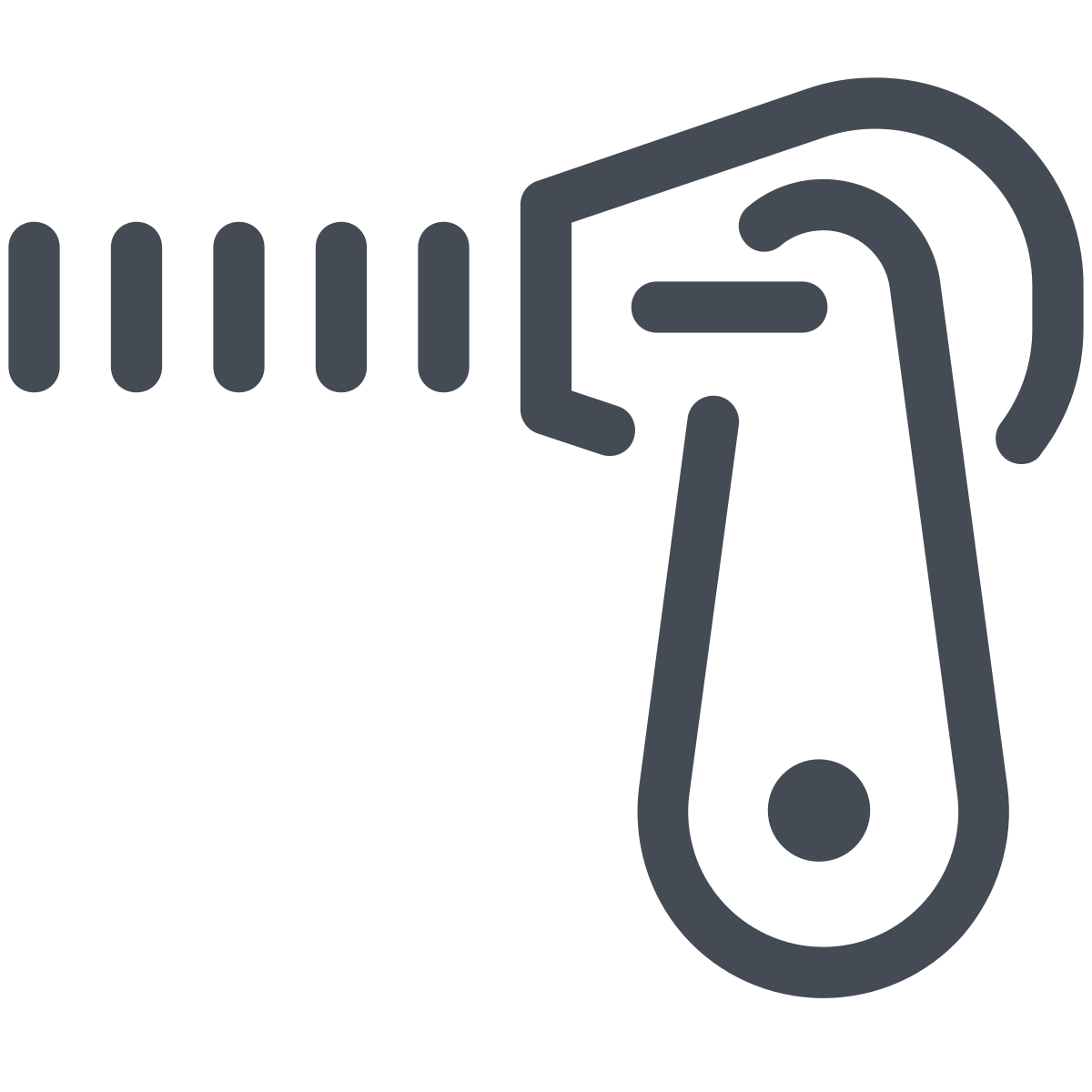 pastel color style zipper details icon