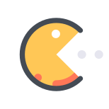 Pacman icon in Pastel Style