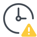 clock alert icon