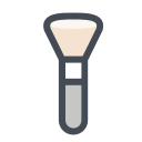 cosmetic brush icon