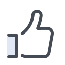 facebook like--v1 icon