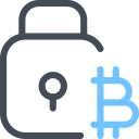 Lock Bitcoin icon