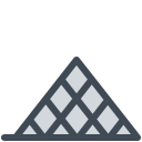 Piramide del Louvre icon