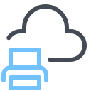 print from-cloud icon