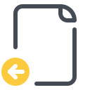 Datei empfangen icon