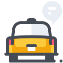 Taxi Speech Bubble icon