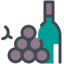 Wine and Grapes icon