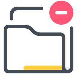 delete folder--v2 icon
