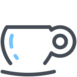 Coffee Icons In Pastel Style For Graphic Design And User Interfaces
