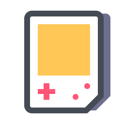 Red Pastel Icons Of Logos