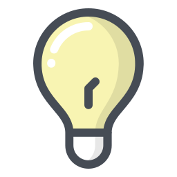 Light Bulb Icons In Pastel Style For Graphic Design And User Interfaces