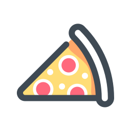 Cute Food Icons In Pastel Style For Graphic Design And User Interfaces