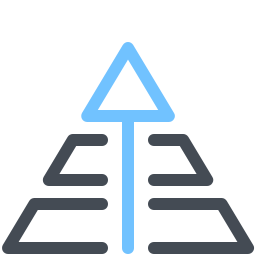 maslow pyramid icon