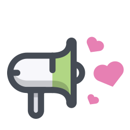 Heart clipart icons in Pastel style for graphic & UI design