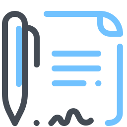 Sign Document Icon Free Download Png And Vector