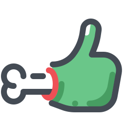 Zombie Hand Thumbs Up Icons Free Download Png And Svg