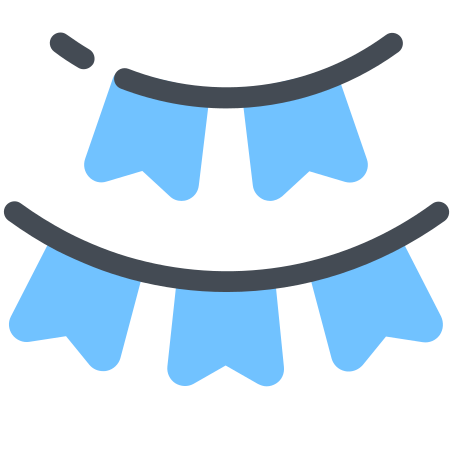 wallpapers Transparent Flag Garland Png icons8