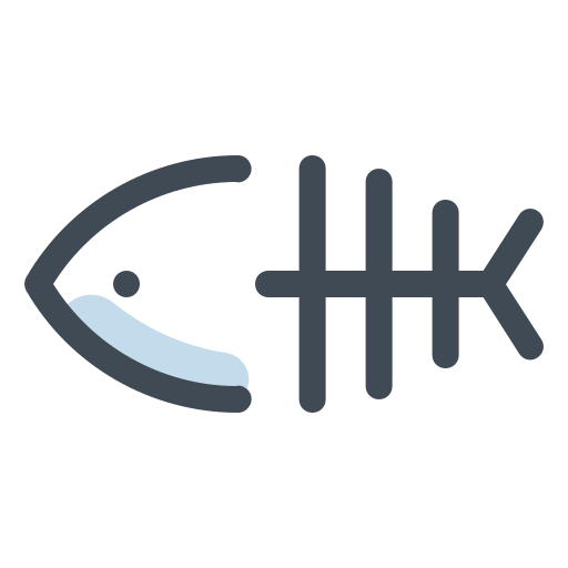Fish Skeleton Icon Free Download Png And Vector