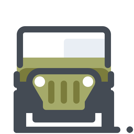 Icono de Jeep Wrangler estilo Pastel