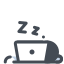 Sleeping Over the Computer icon