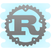 Rust Programming Language icon in Cute Clipart Style
