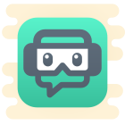 Streamlabs OBS icon in Cute Clipart Style