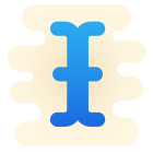 Text Cursor icon in Cute Clipart Style