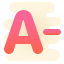 Decrease Font icon