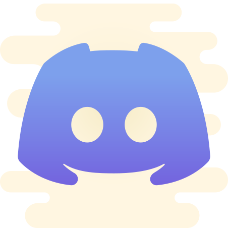 Discord New icon in Cute Clipart Style