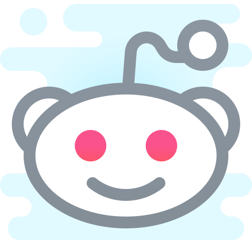 Reddit Icon In Cute Clipart Style