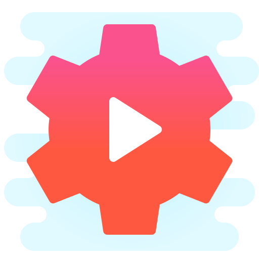 かわいいクリップアート スタイルでの Youtube Studio のアイコン かわいいクリップアート スタイルでの Youtube Studio のアイコン