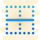 border horizontal icon