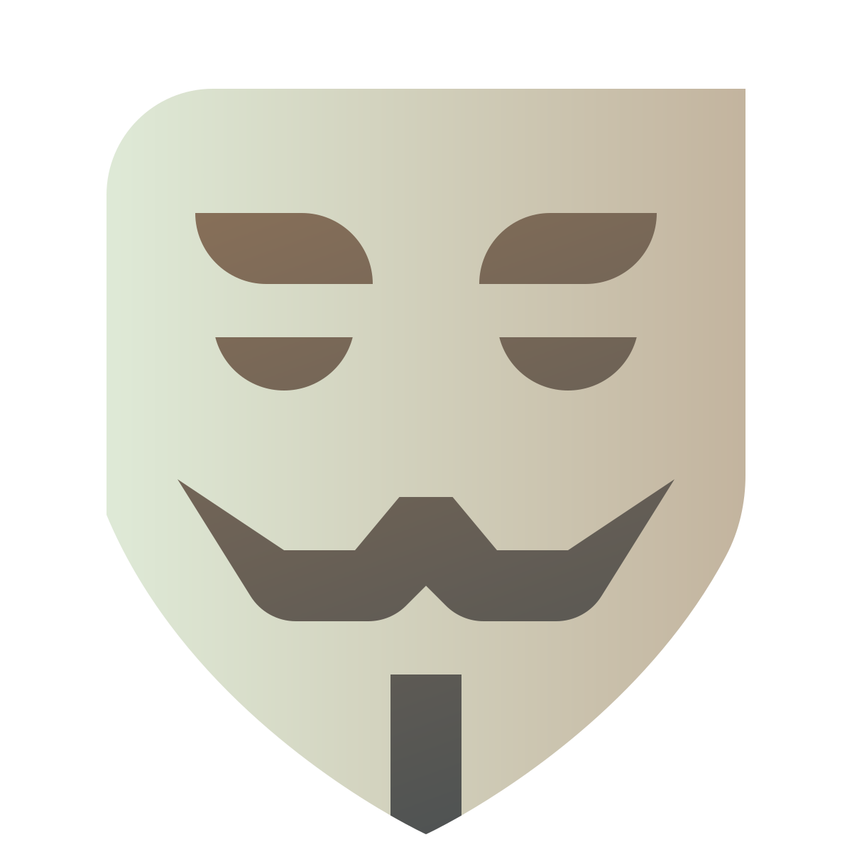 deco color style anonymous mask icon