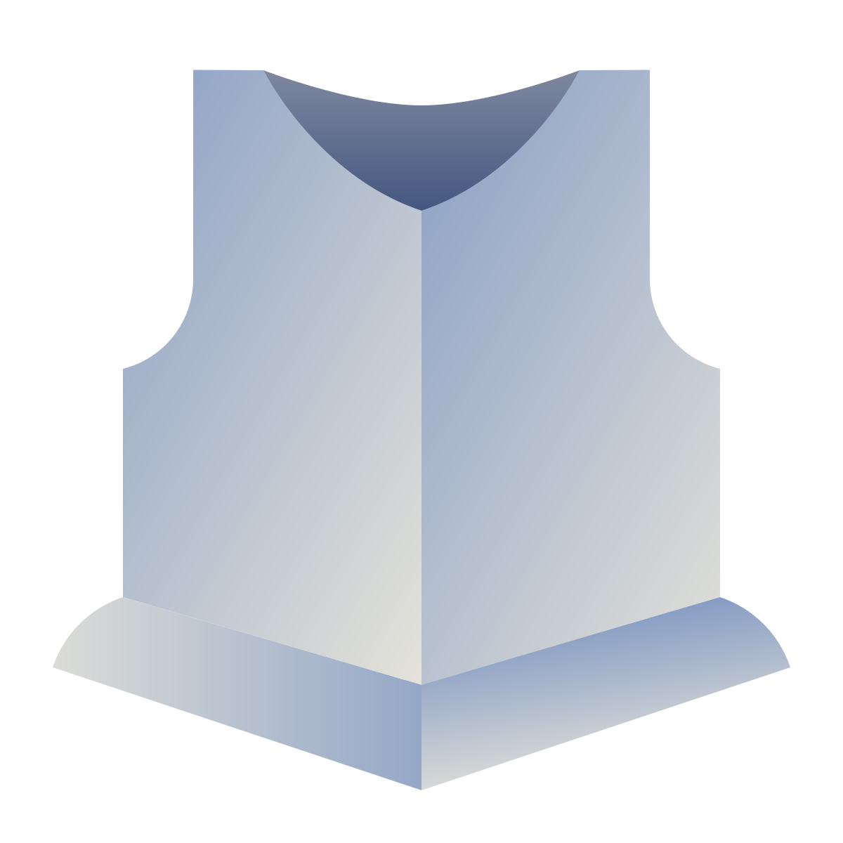 deco color style armored breastplate icon