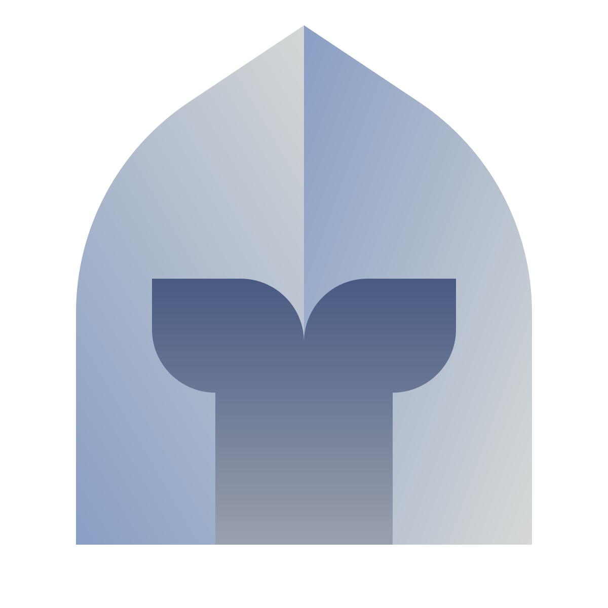 deco color style armored helmet icon