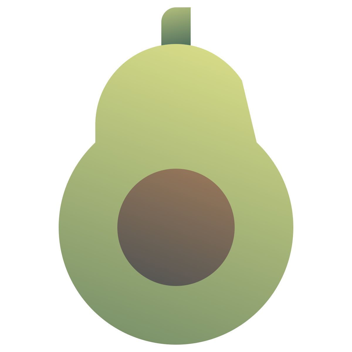 deco color style avocado icon