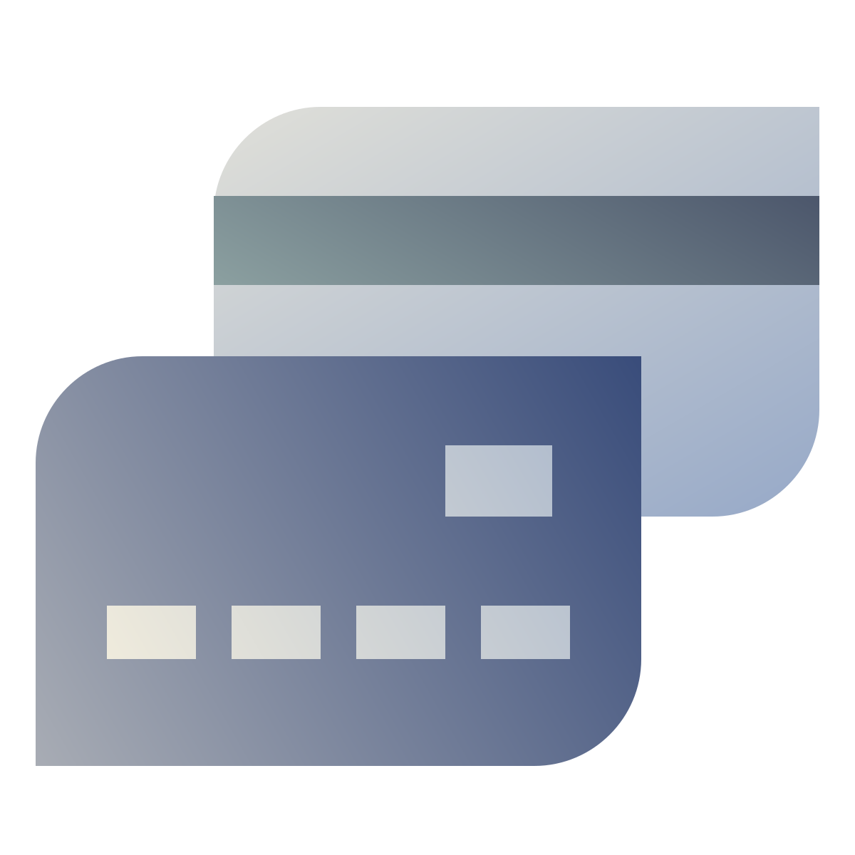 deco color style bank cards icon