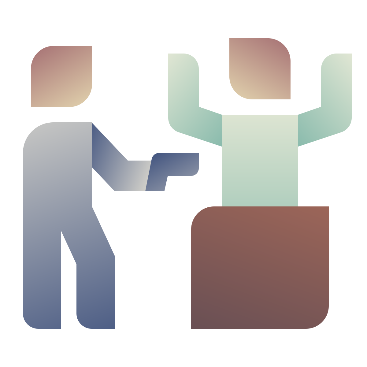 deco color style bank robbery icon