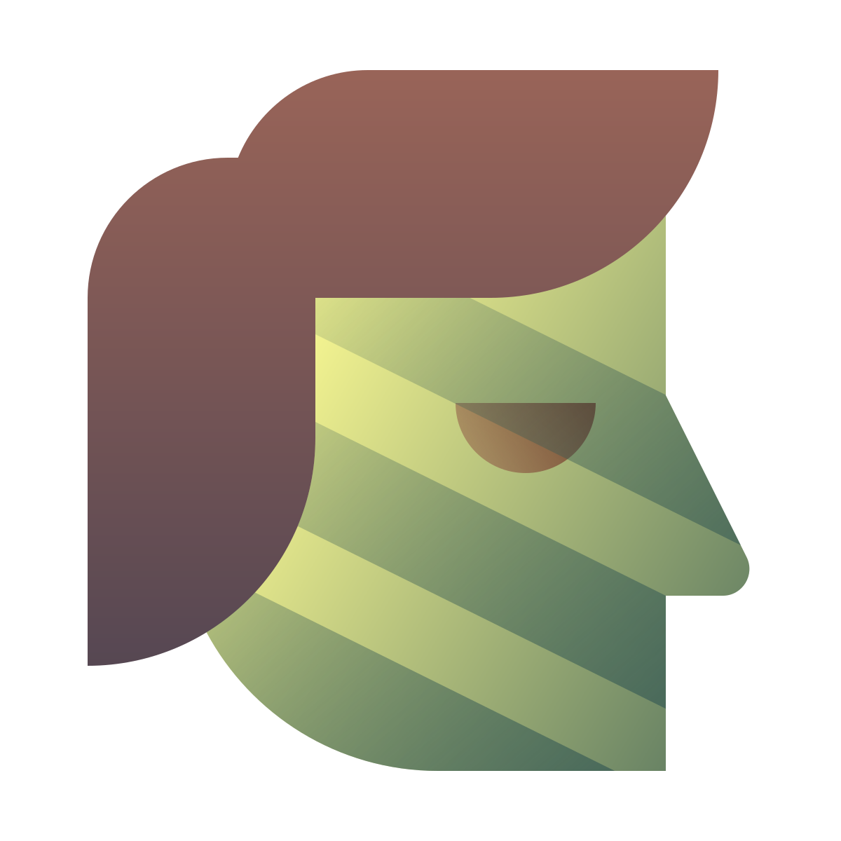deco color style camo cream icon