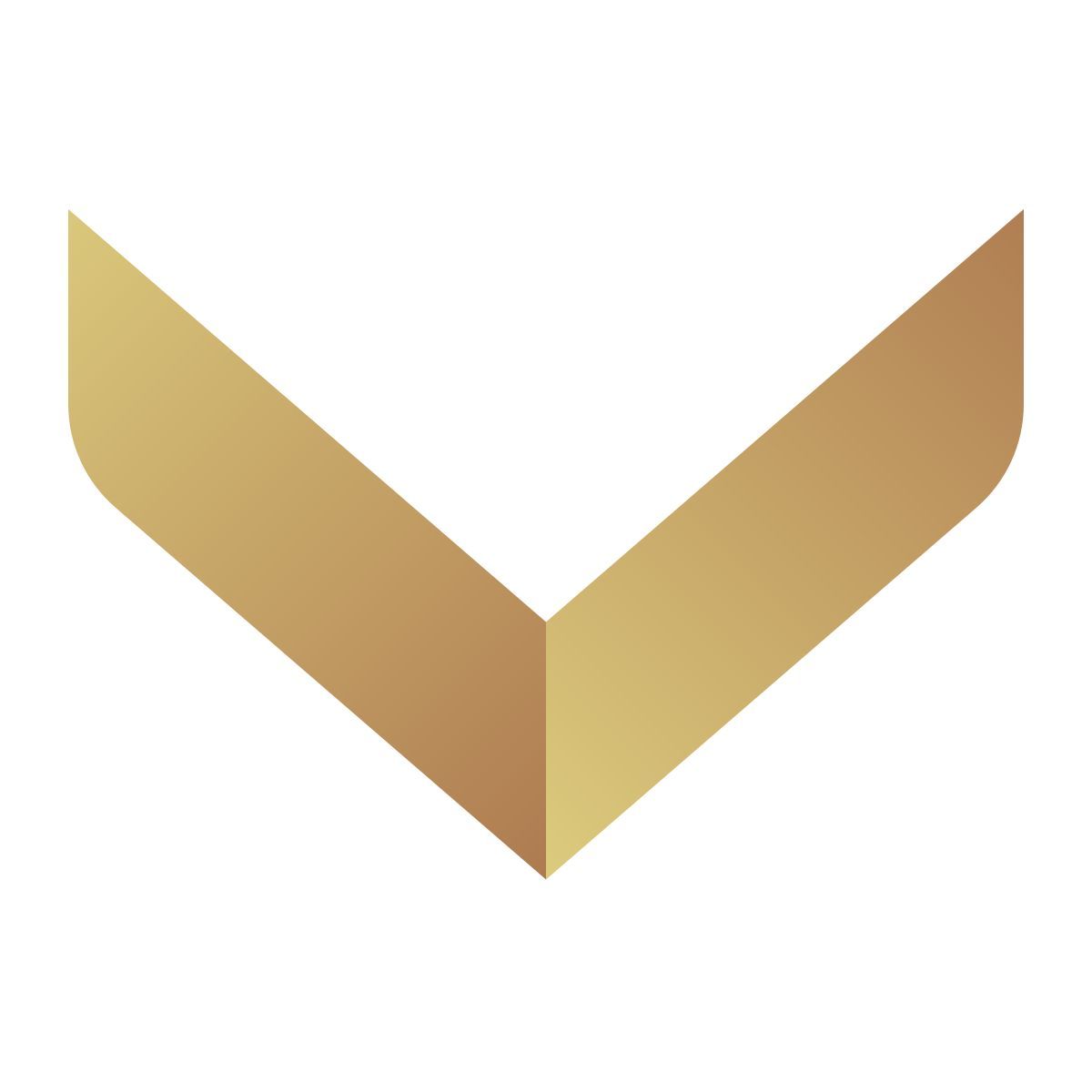 deco color style chevron down icon