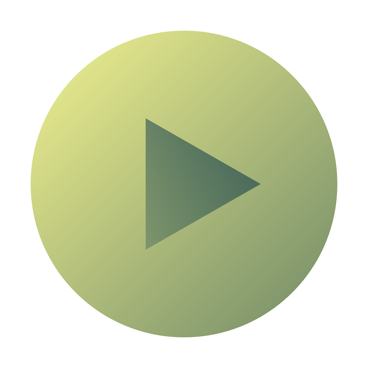 deco color style circled play icon
