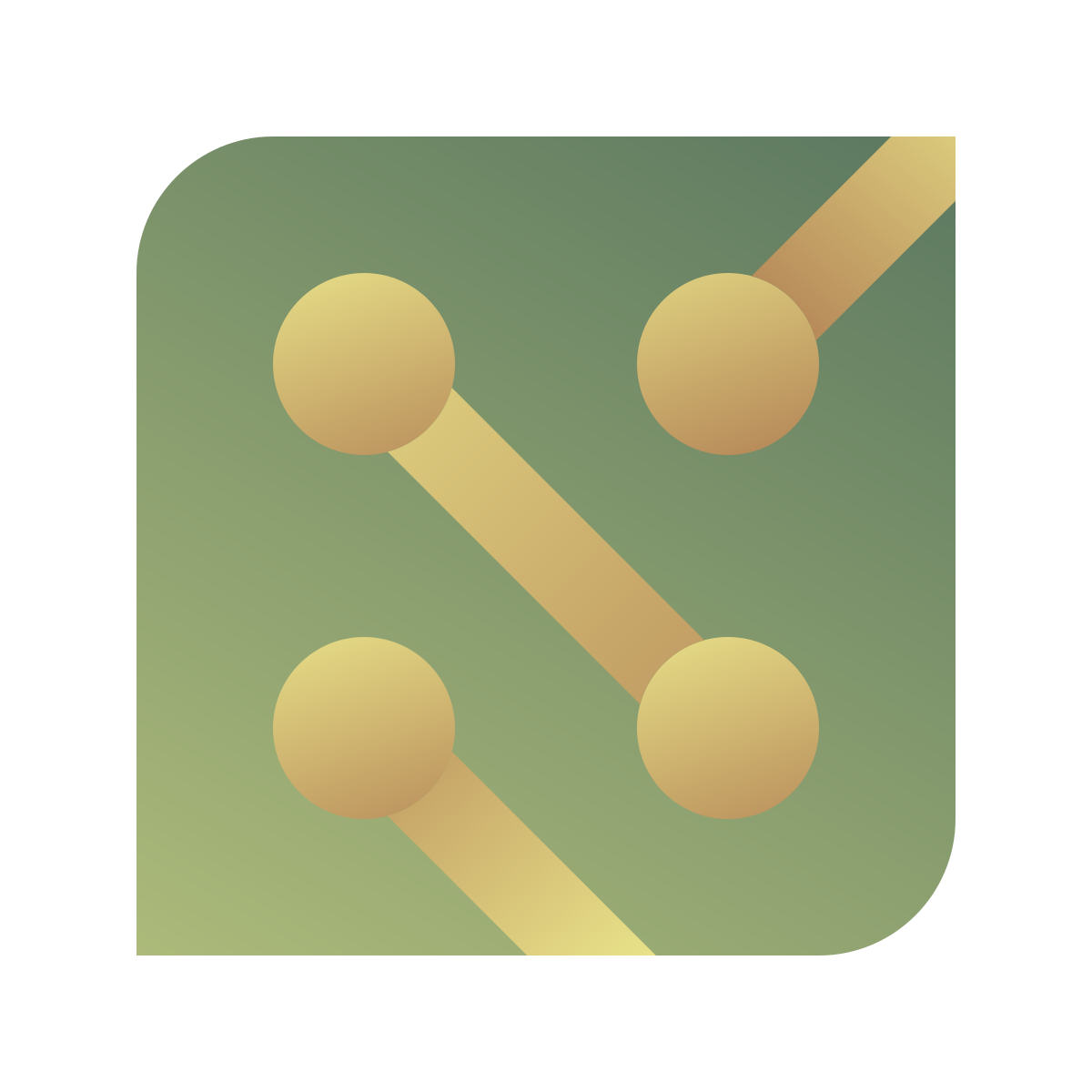 deco color style circuit icon