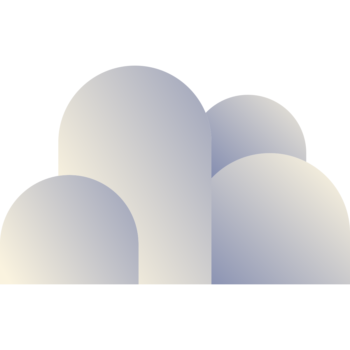 deco color style cloud icon