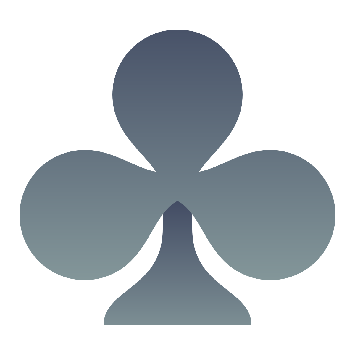 deco color style clubs icon
